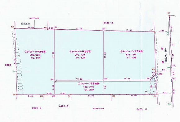 ���q�s�咬�̕����n�A���ʐ}